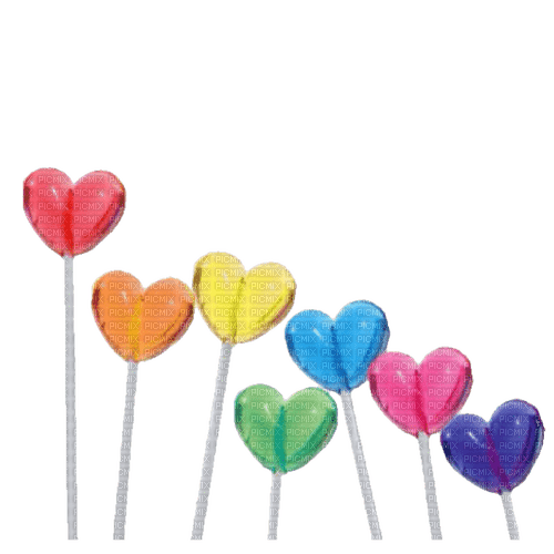 Heart lollipop - png gratuito