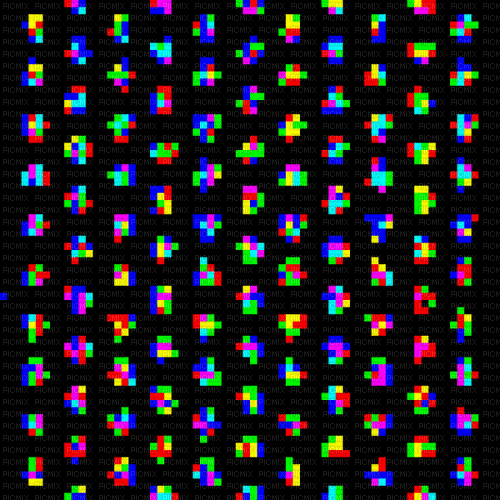 rainbow pixel bg - Darmowy animowany GIF