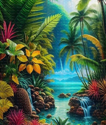 background, hintergrund, tropical, summer - Free PNG