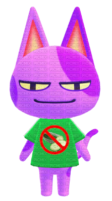 Animal Crossing - Bob - No Cucumbers Allowed - Free PNG