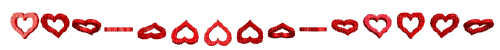 hearts valentines red - GIF animado grátis