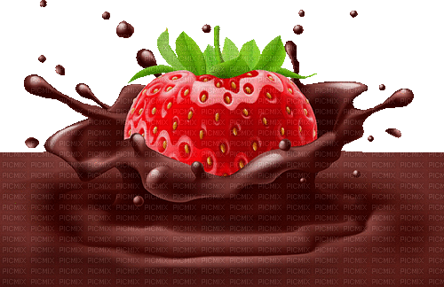 Chocolate Strawberry - Animovaný GIF zadarmo