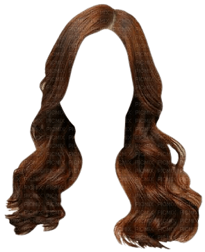 cheveux chatain - бесплатно png