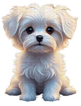 Perro blanco - PNG gratuit