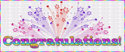 congrats - Безплатен анимиран GIF
