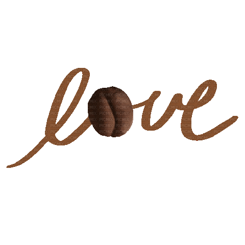 Cafe Coffee Love Text - Bogusia - GIF animado gratis