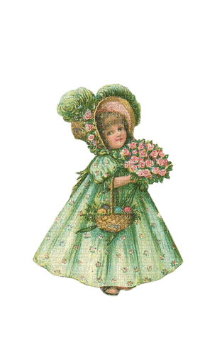 easter child baby vintage - zadarmo png
