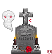 Halloween gravestone - Ilmainen animoitu GIF