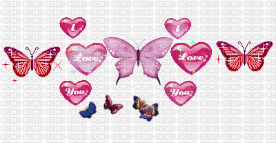 Schmetterlinge - GIF animé gratuit
