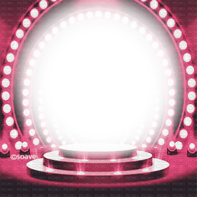 soave frame stage circle light pink - PNG gratuit