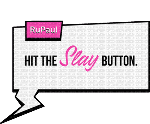 hit the SLAY button - 免费PNG