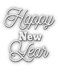 soave text new year happy white - png gratis