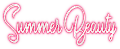 Summer Beauty Text - ücretsiz png
