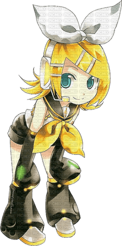 Kagamine Rin by Kei - png gratis