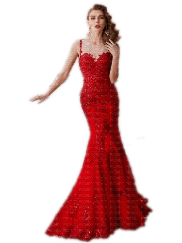 Femme rouge Woman red Donna rosso - Free PNG