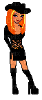preppy dollz .found on dollzmania. orange and - Ücretsiz animasyonlu GIF