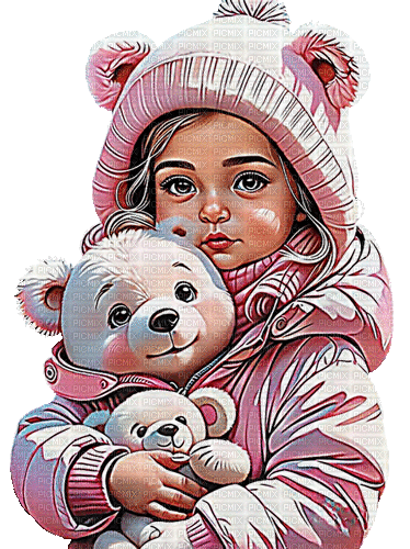winter child kind milla1959 - Gratis animerad GIF