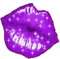 lèvres violet - Бесплатни анимирани ГИФ