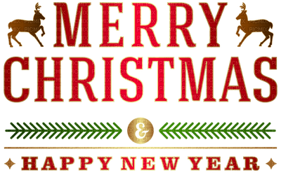 Kaz_Creations Christmas Deco Text Happy New Year - bezmaksas png