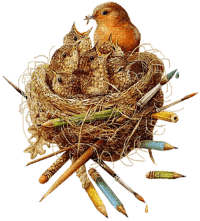 Kaz_Creations Birds Nest - png gratis