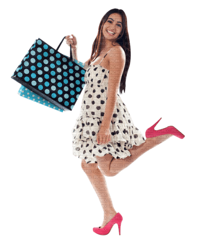 Kaz_Creations Woman-Femme-Shopping-Bags - PNG gratuit