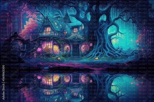 Fairy Tale Fantasy Cabin - png ฟรี