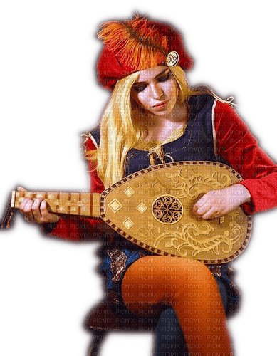 Rena Fantasy Girl Harlekin Mädchen Musik - δωρεάν png