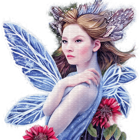 kikkapink winter fantasy girl fairy - ücretsiz png