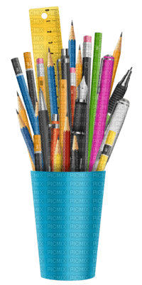 school.pencils.Crayons.École.Victoriabea - Free PNG