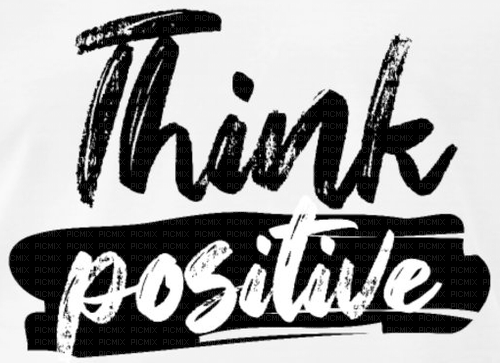 Think positive - zadarmo png