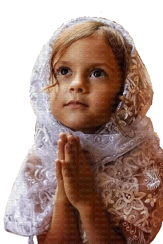 Praying child - GIF animado gratis