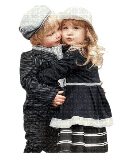 Children couple - zdarma png