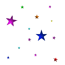etoiles estrelas-l - Δωρεάν κινούμενο GIF