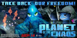 planet of the chaos poster - δωρεάν png