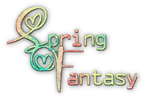 soave text spring fantasy pink green yellow - png ฟรี