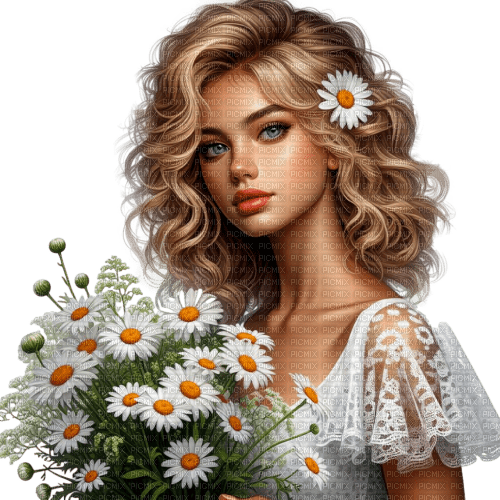 Daisy - Woman - 免费PNG