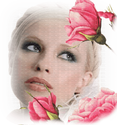 Kaz_Creations Woman Femme Flowers - gratis png