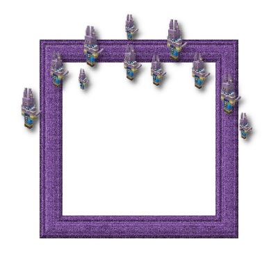 Small Purple Frame - nemokama png