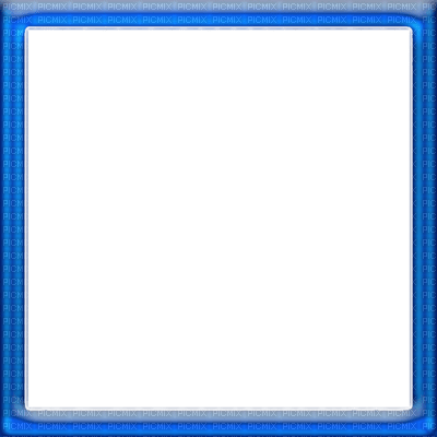 Blue Square Frame - bezmaksas png