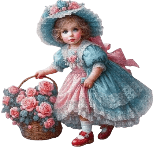 loly33 enfant printemps fleur - фрее пнг