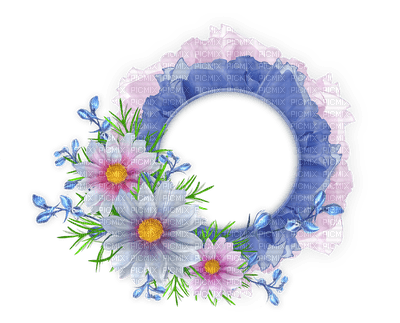 Kaz_Creations Deco  Flowers Circle  Frames Frame - PNG gratuit
