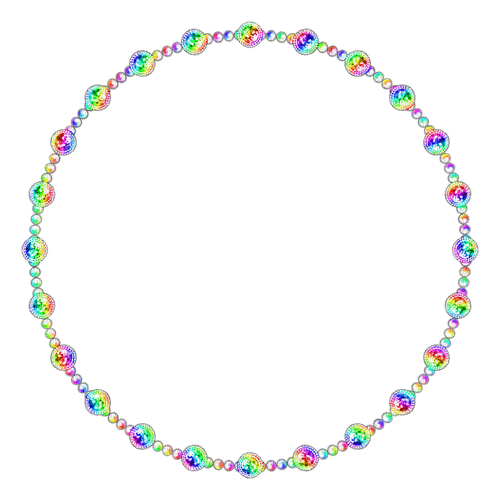 Circle.Frame.Rainbow - PNG gratuit