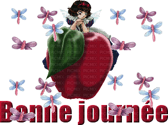 bonne journée pomme - Darmowy animowany GIF