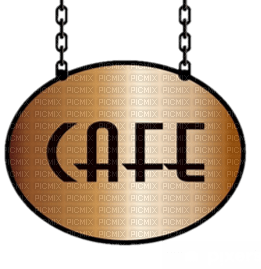 cafe sign - PNG gratuit