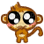 mini ape - GIF animé gratuit