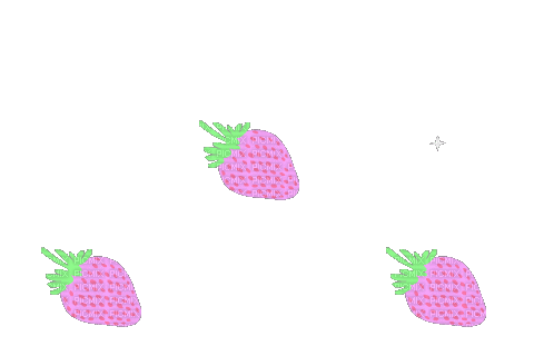 strawberries falling - 無料のアニメーション GIF