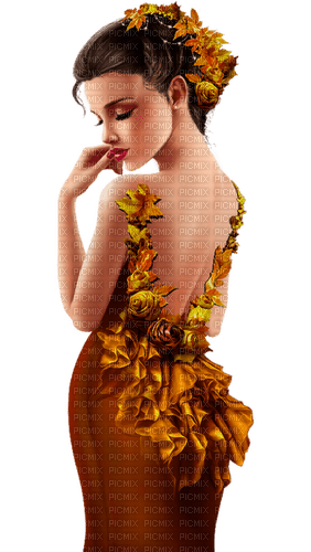 autumn woman by nataliplus - zadarmo png