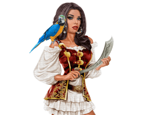 pirate girl .gif Adam64 - png grátis