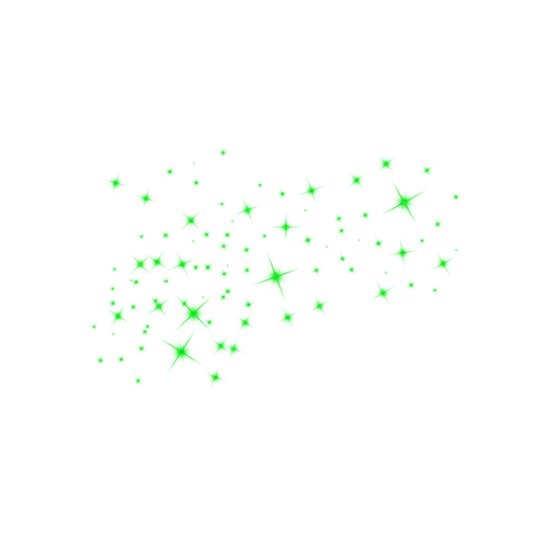 kikkapink deco scrap green sparkle - 免费PNG