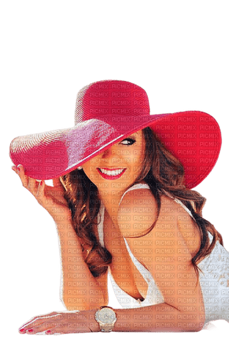 kikkapink summer woman hat fashion - zdarma png